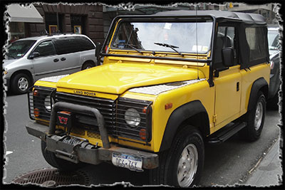 Defender V8 Softtop in Manhattan